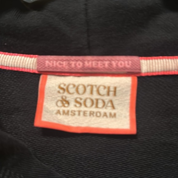 Scotch and Soda XXL hoodie. Embroidered and printed. - Picture 3 of 4